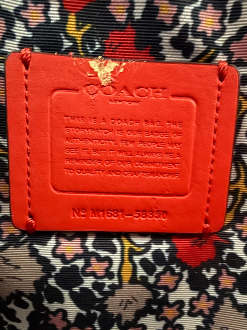 Coach Orange Market Turnlock Tote + coach purse scarf - Picture 4 of 5